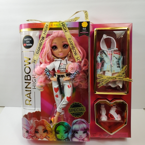 Kia Hart Rainbow High Special Edition Valentines Doll New in Box - Picture 1 of 8